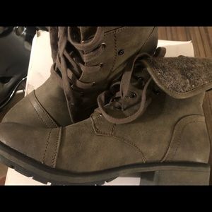 Roxy Chocolate combat boots